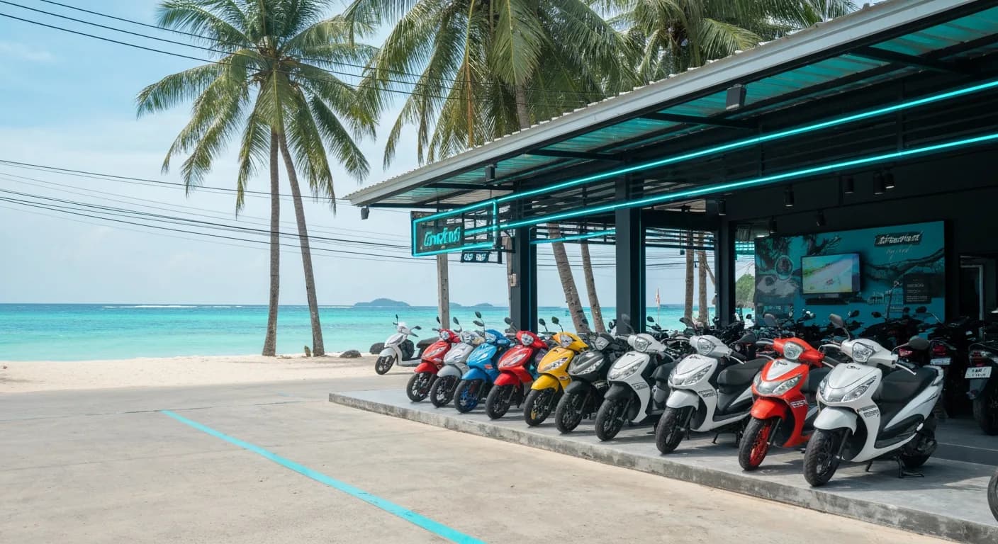 PMR Bangtao Branch - Beachside motorcycle rental shop in Bangtao Beach, Phuket