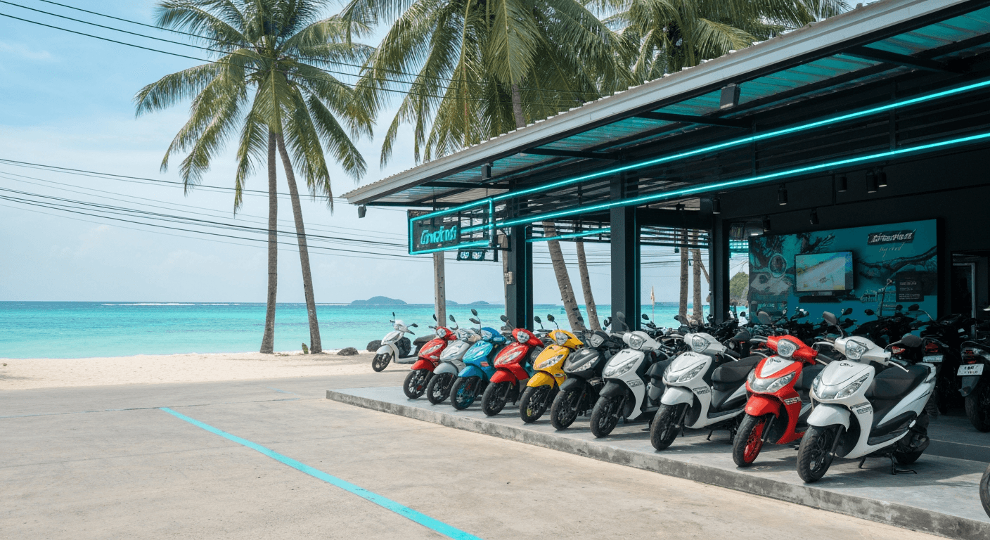 PMR Bangtao Branch - Beachside motorcycle rental shop in Bangtao Beach, Phuket